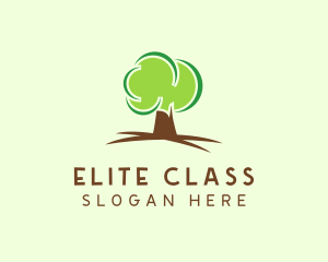 Green Eco Tree logo design