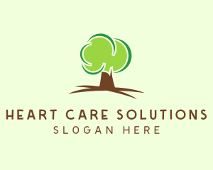 Green Eco Tree logo design