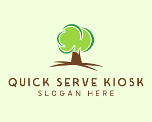 Green Eco Tree logo design