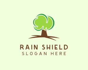 Green Eco Tree logo design