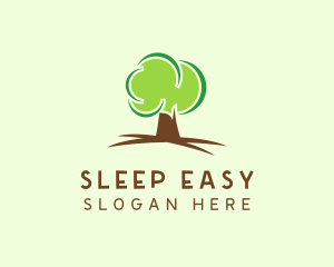 Green Eco Tree logo design