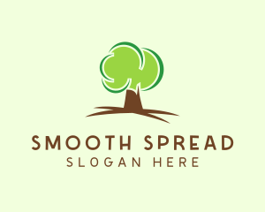 Green Eco Tree logo design