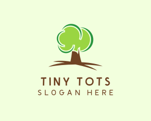 Green Eco Tree logo design