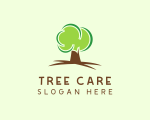 Arborist - Green Eco Tree logo design