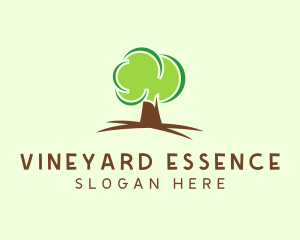 Green Eco Tree logo design