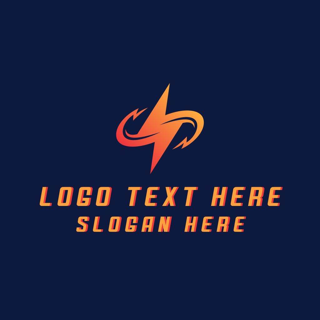 Electric Lightning Bolt Logo | BrandCrowd Logo Maker