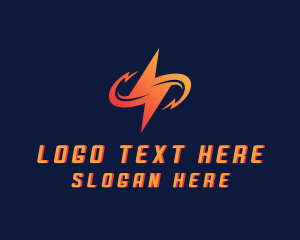 Electrical - Electric Lightning Bolt logo design