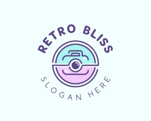 Nostalgia - Photography Camera Lens logo design