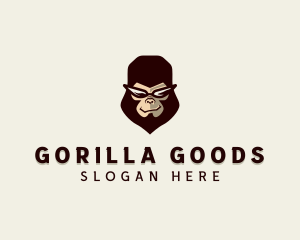 Cool Monkey Shades logo design