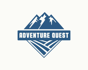 Mountain Adventure Peak logo design