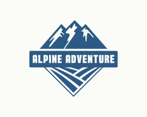 Mountain Adventure Peak logo design