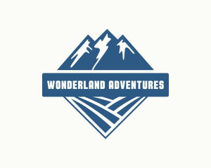 Mountain Adventure Peak logo design