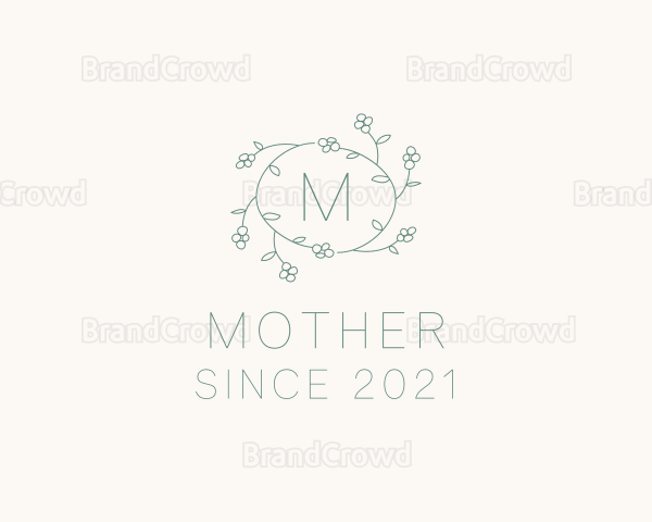 Floral Leaf Vine Decor Logo