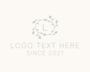 Spring - Floral Leaf Vine Decor logo design