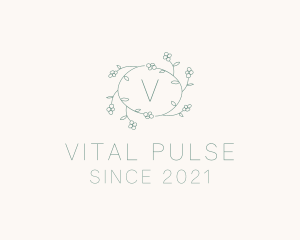 Floral Leaf Vine Decor logo design