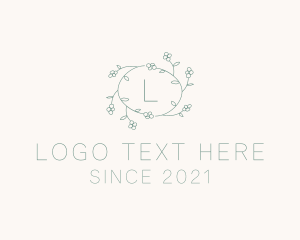 Floral Leaf Vine Decor Logo