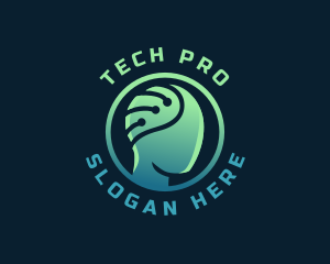 Tech - Cyber Tech Mind logo design