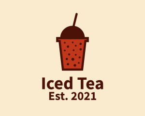 Boba Milk Tea logo design