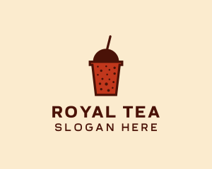 Boba Milk Tea logo design