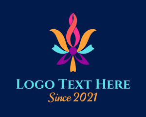 Design - Colorful Ribbon Knot logo design