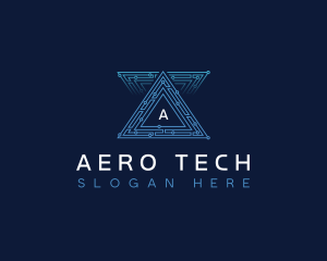 AI Pyramid Tech logo design