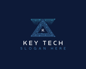 AI Pyramid Tech logo design