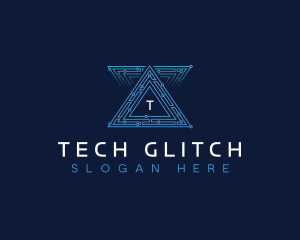 AI Pyramid Tech logo design