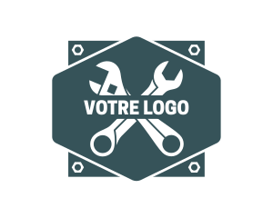 Workshop - Automobile Car Tools logo design