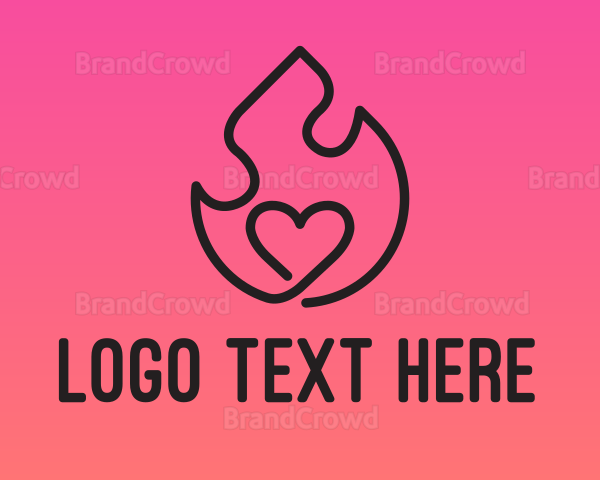 Fire Heart Dating Logo