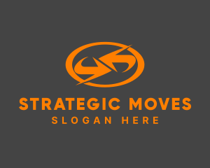 Logistics Delivery Arrows logo design