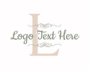 Advertising - Cursive Calligraphy Beauty logo design