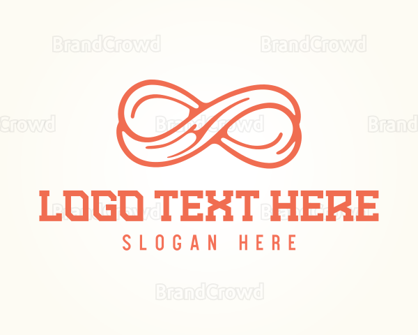 Abstract Modern Infinity Symbol Logo