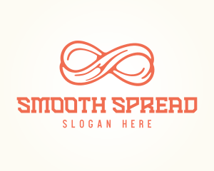 Abstract Modern Infinity Symbol logo design