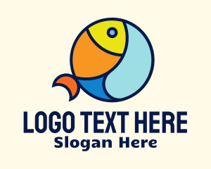 Sea Creature - Colorful Ocean Fish logo design