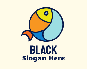 Aquatic - Colorful Ocean Fish logo design