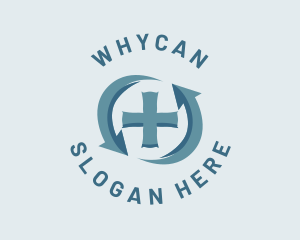 Utility - Medical Cross Cycle logo design