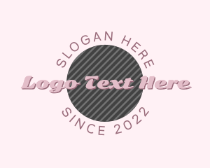 Event - Retro Stripe Company logo design