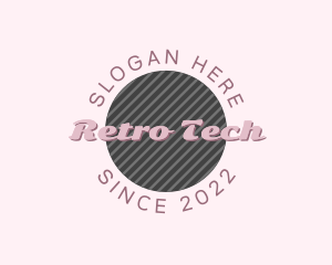 Retro Stripe Company logo design