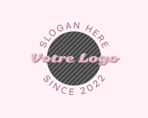 Event - Retro Stripe Company logo design