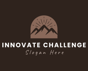 Challenge - Mountain Peak Adventure logo design