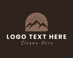 Rental - Mountain Peak Adventure logo design