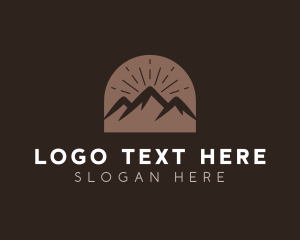 Gym - Mountain Peak Adventure logo design