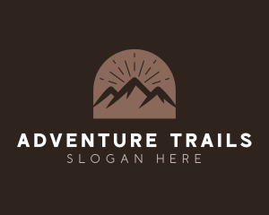 Mountain Peak Adventure logo design