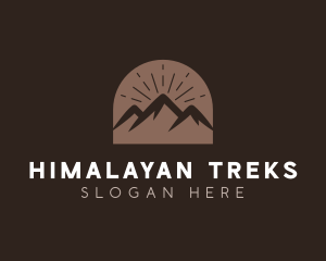 Mountain Peak Adventure logo design