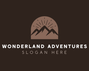 Mountain Peak Adventure logo design