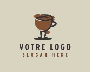 Tea Time - Coffee Cup Cafe logo design