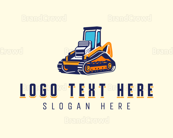 Excavator Contractor Construction Logo