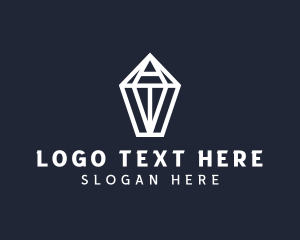 Modern - Diamond Architecture Firm logo design