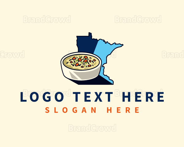 Minnesota Soup Food Logo