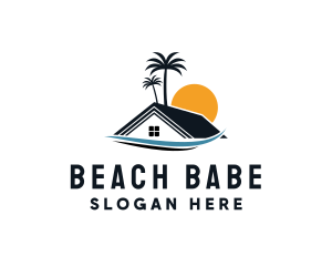 Tropical Beach Home logo design